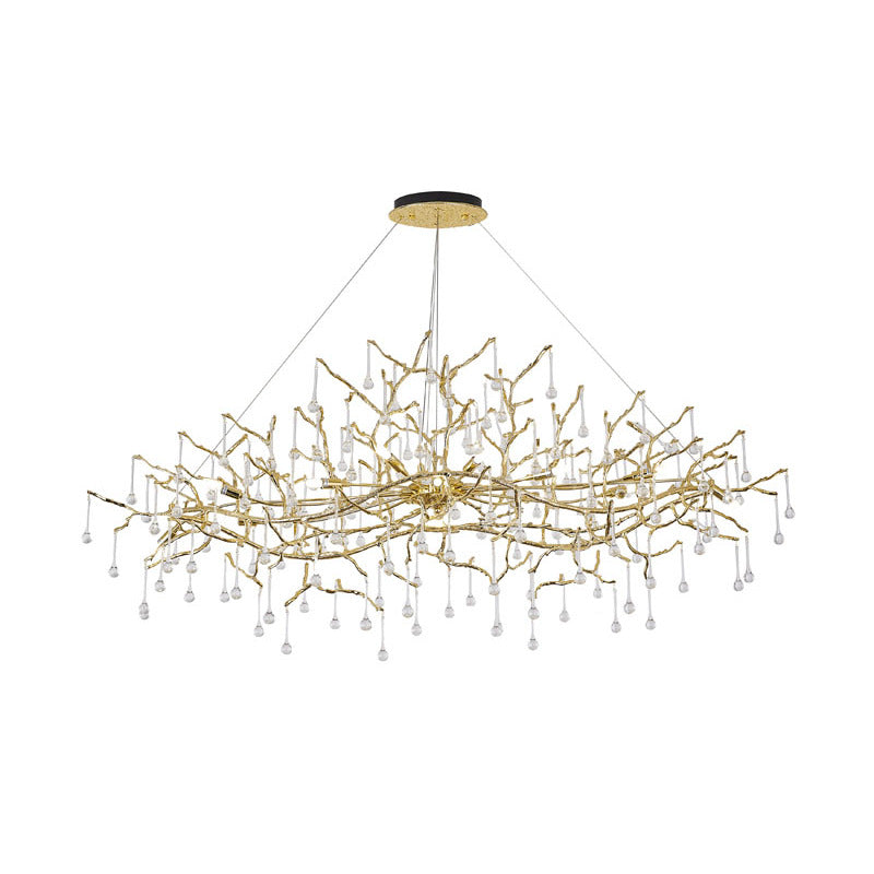 Gold Glass Chandelier (CN18) by Bethel