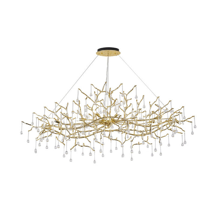 Gold Glass Chandelier (CN18) by Bethel