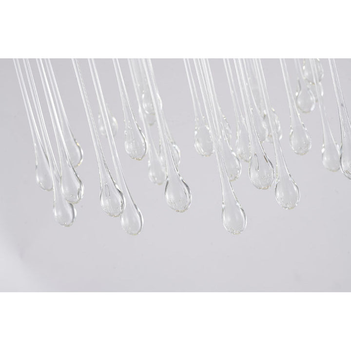 Gold Glass Chandelier (CN25) by Bethel - view 3