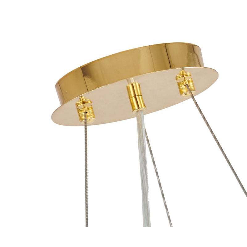 Gold Glass Chandelier (CN25) by Bethel - view 8