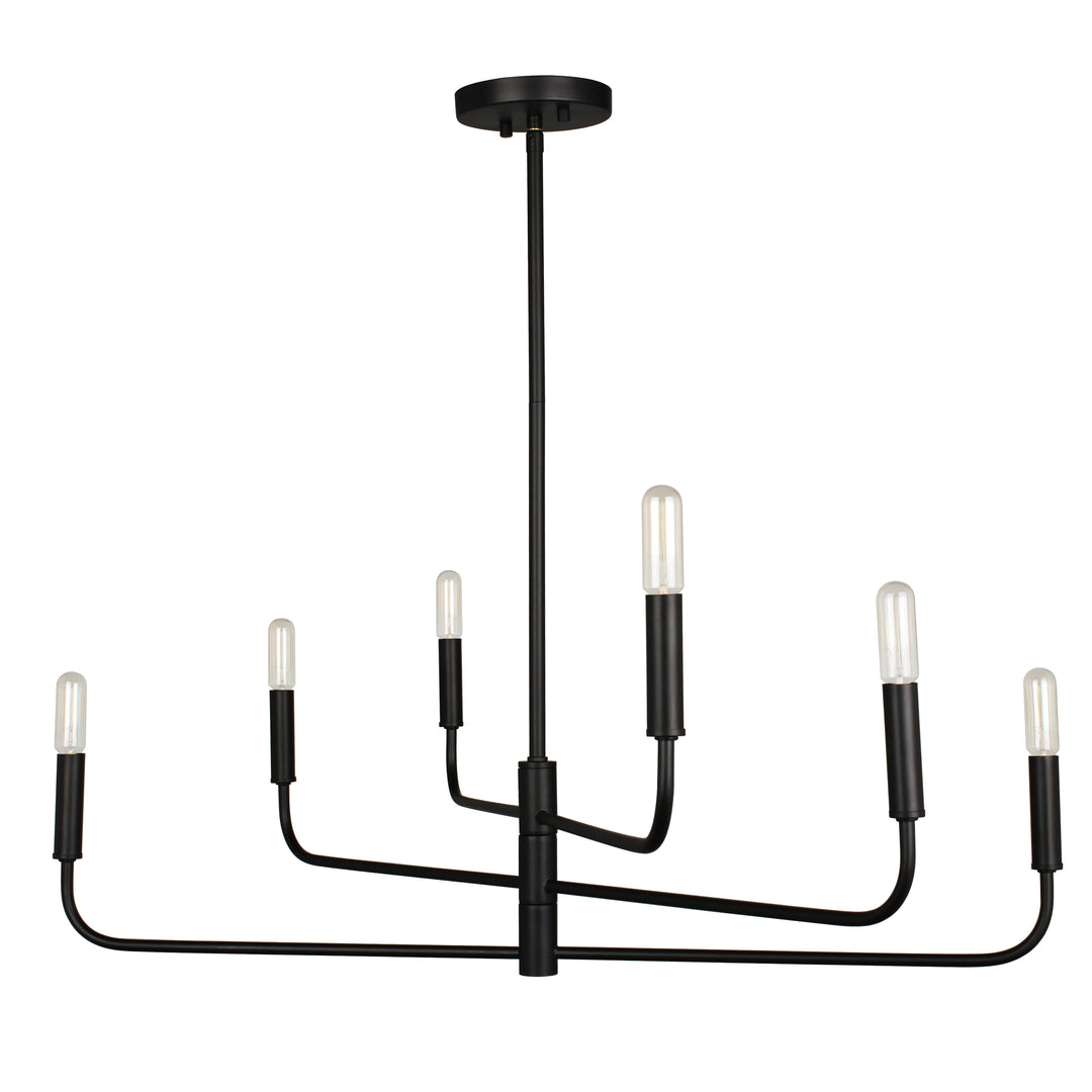Catalina 6 Light Chandelier by Dainolite