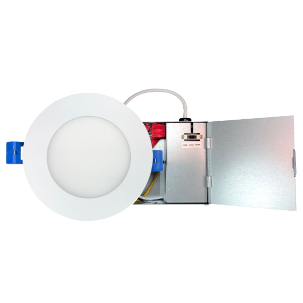 LED 4" Round Recessed Panel Light - DP4-5CCT