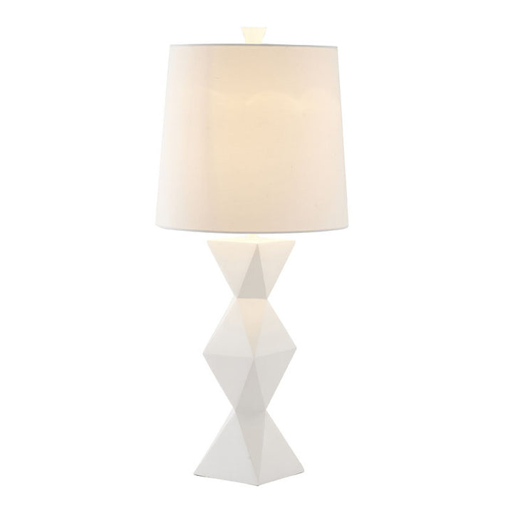 White Table Lamp by Bethel