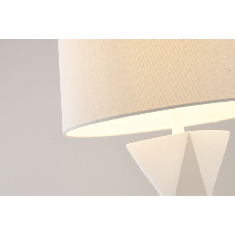White Table Lamp by Bethel - view 2