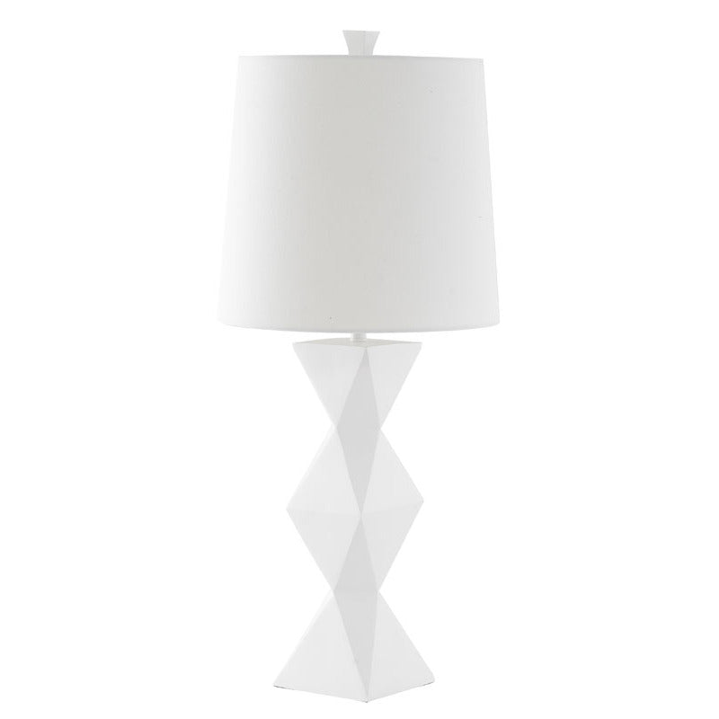 White Table Lamp by Bethel - view 3