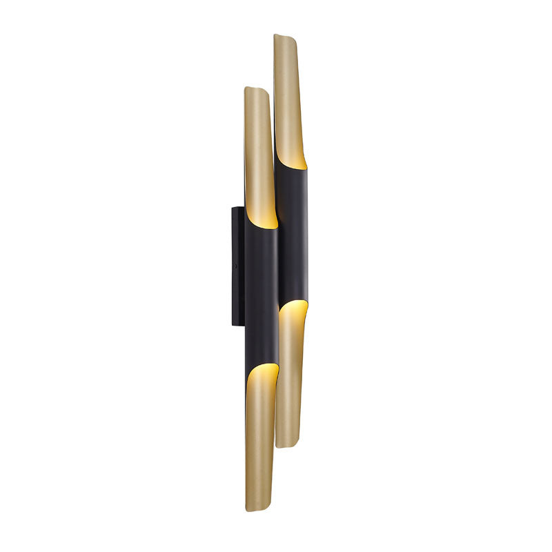 Frame Wall Sconce with Interior in Black by Bethel