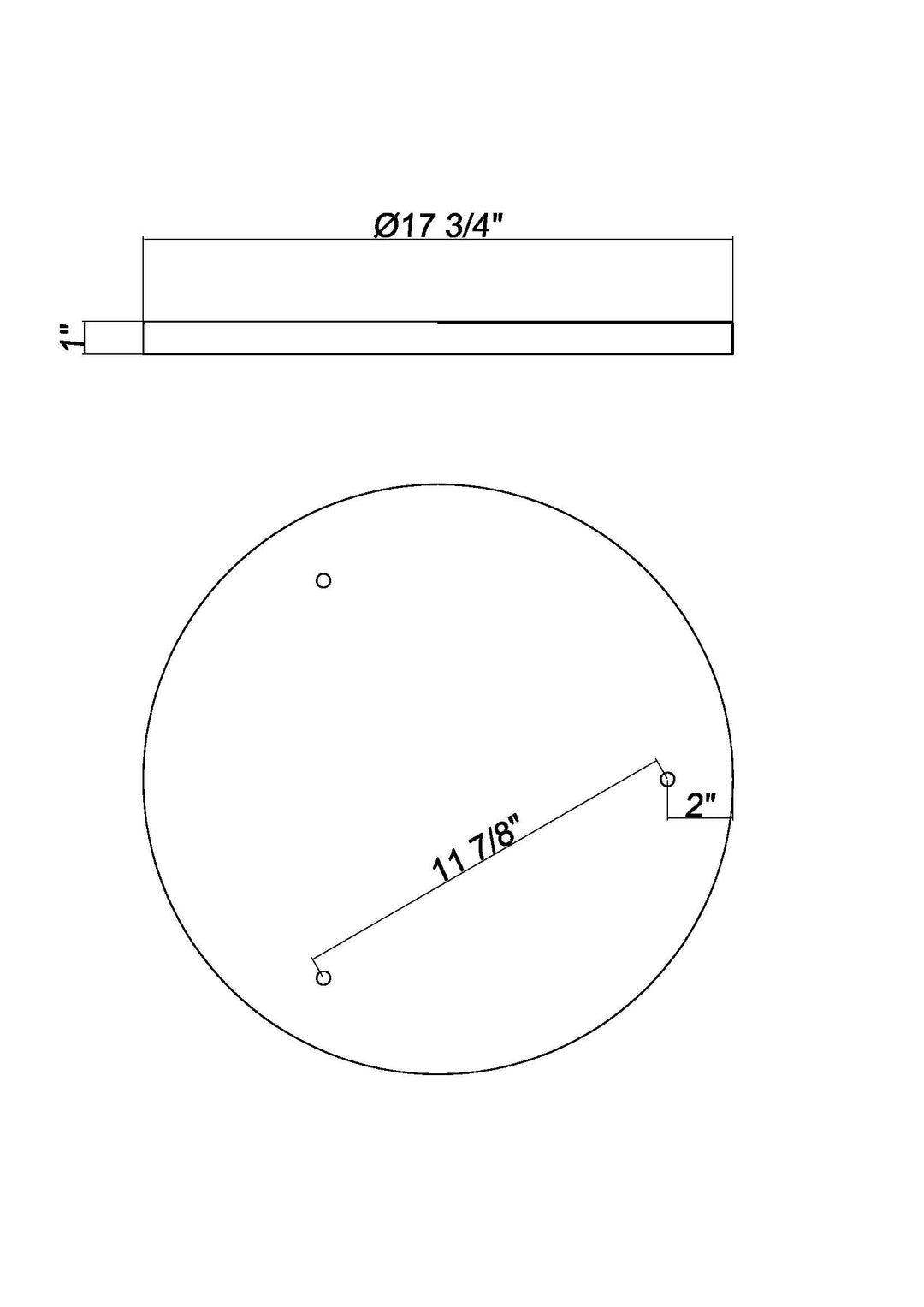 Multi Point Canopy - Ceiling Plate (CP1803)