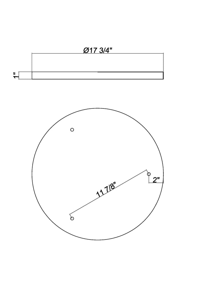 Multi Point Canopy - Ceiling Plate (CP1803)