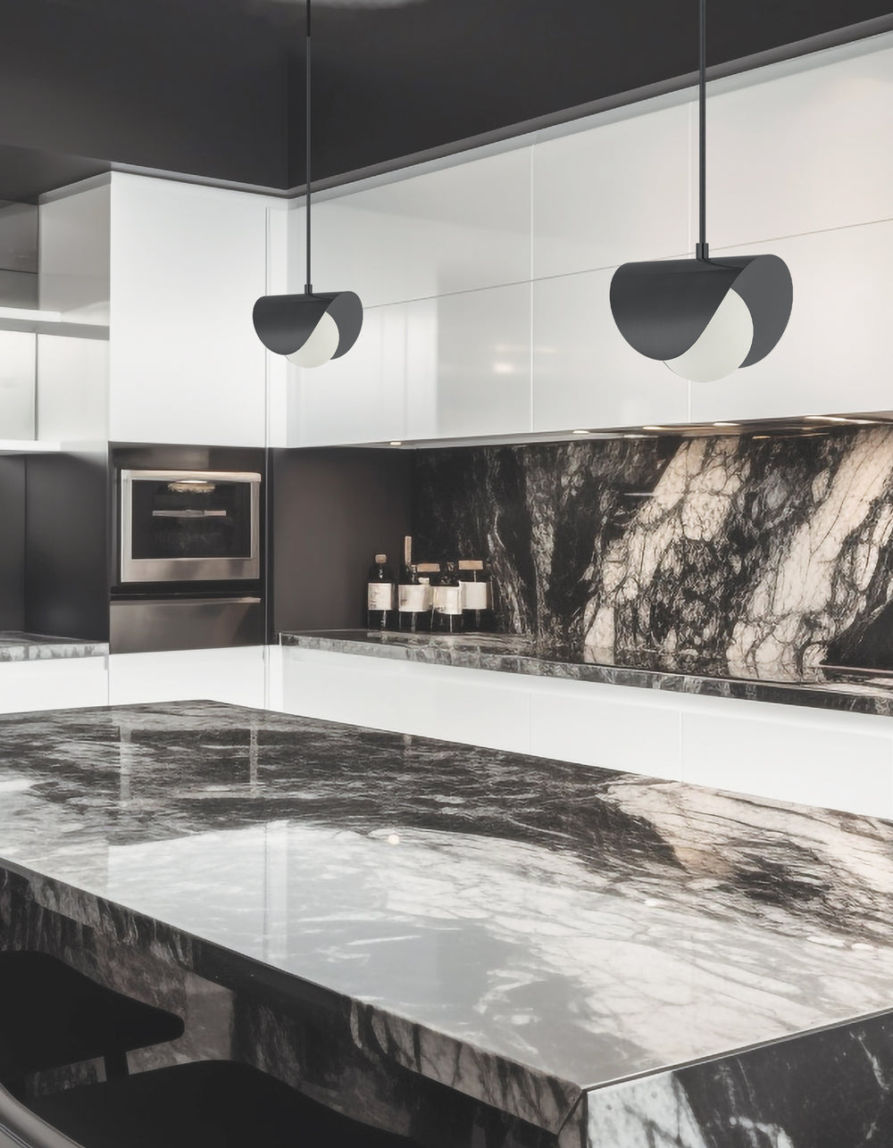 Cresent 1 Light Pendant by Dainolite - view 2
