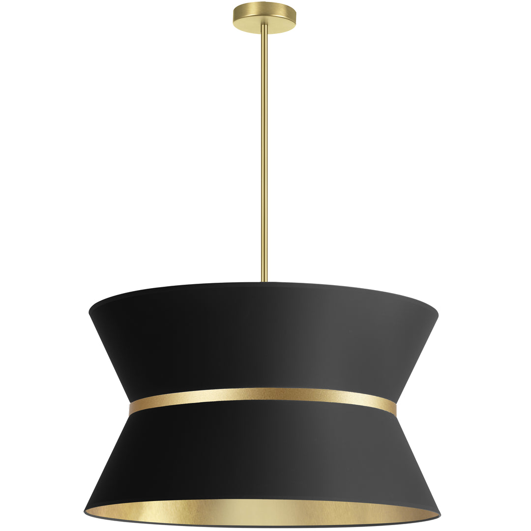Caterine 4 Light Incandescent Chandelier in Aged Brass by Dainolite