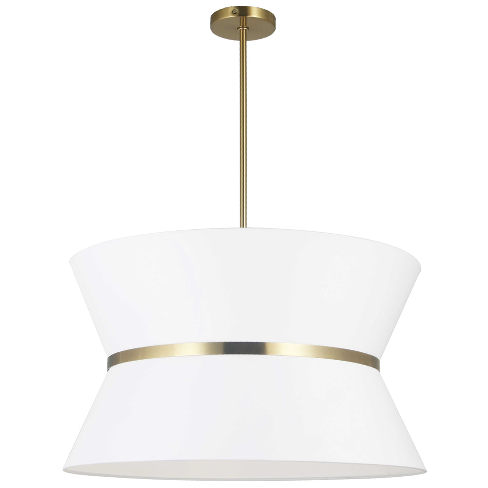 Caterine 4 Light Incandescent Chandelier in Aged Brass by Dainolite