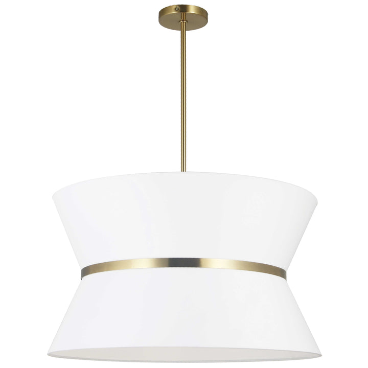 Caterine 4 Light Incandescent Chandelier in Aged Brass by Dainolite