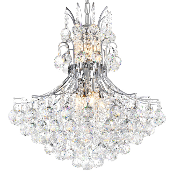 Princess - Chandelier with Crystals by CWI Lighting - view 17