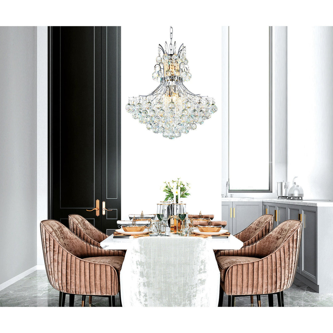Princess - Chandelier with Crystals by CWI Lighting - view 21