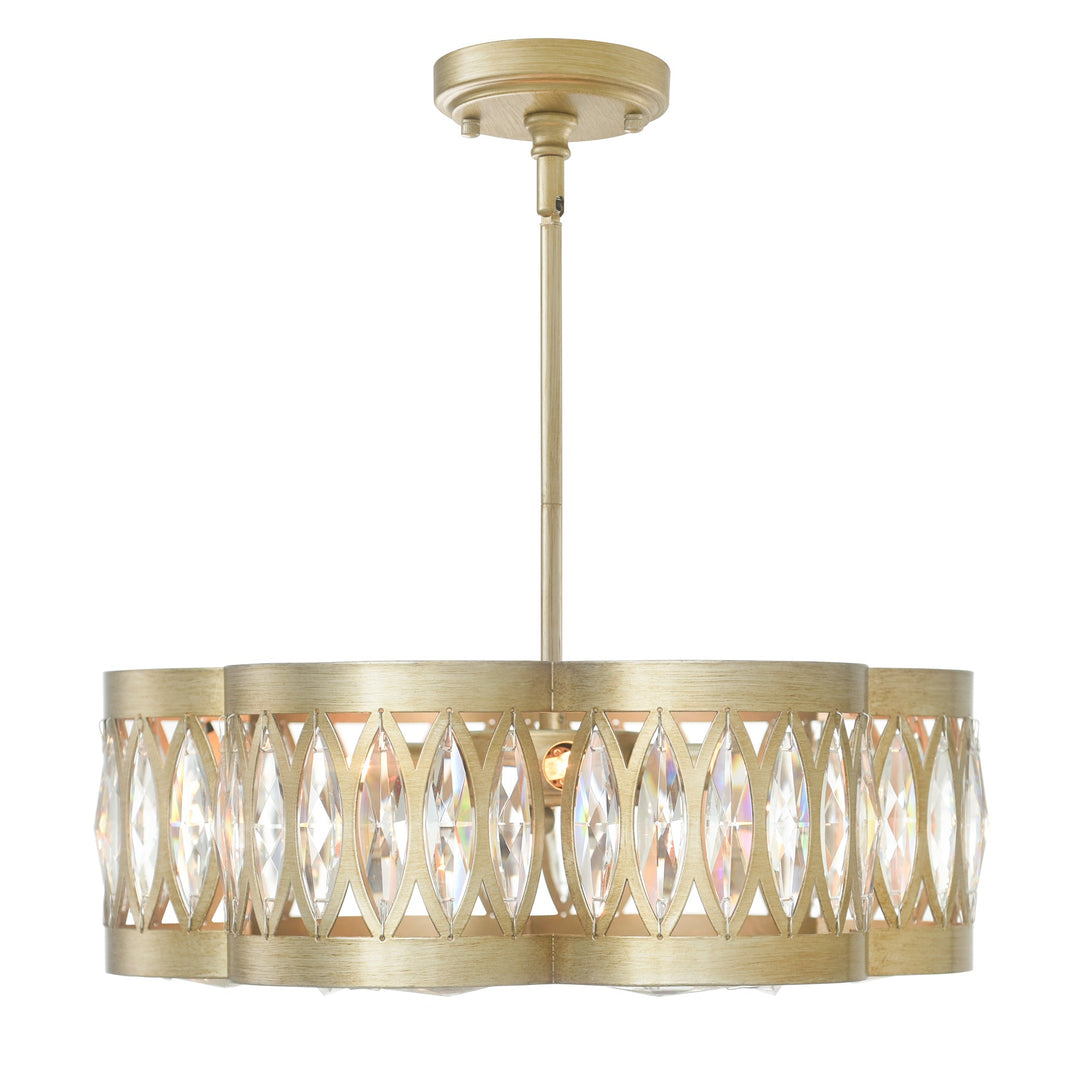 Nova - Chandelier with Crystals