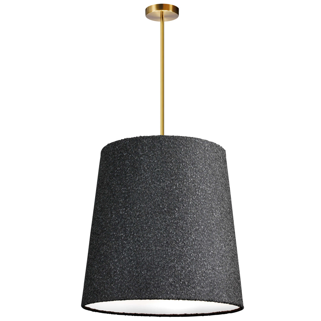 Dalia 1 Light Incandescent Pendant in Aged Brass by Dainolite