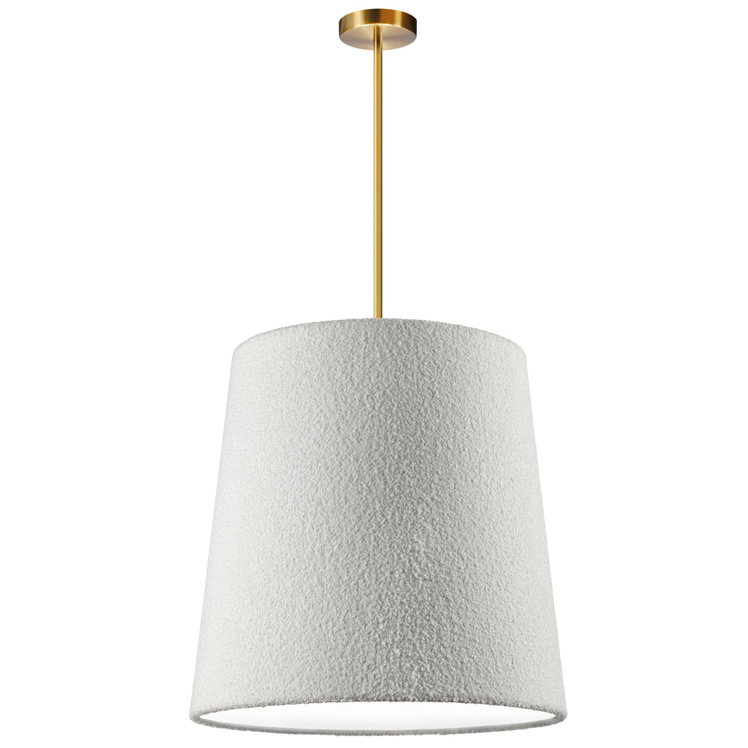 Dalia 1 Light Incandescent Pendant in Aged Brass by Dainolite