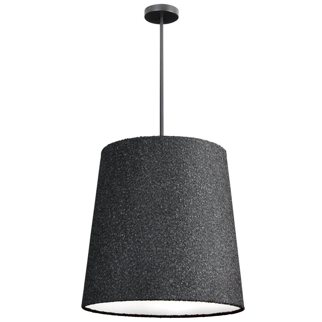 Dalia 1 Light Incandescent Pendant in Matte Black by Dainolite
