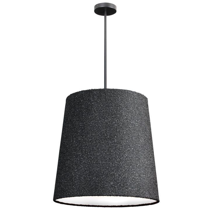 Dalia 1 Light Incandescent Pendant in Matte Black by Dainolite