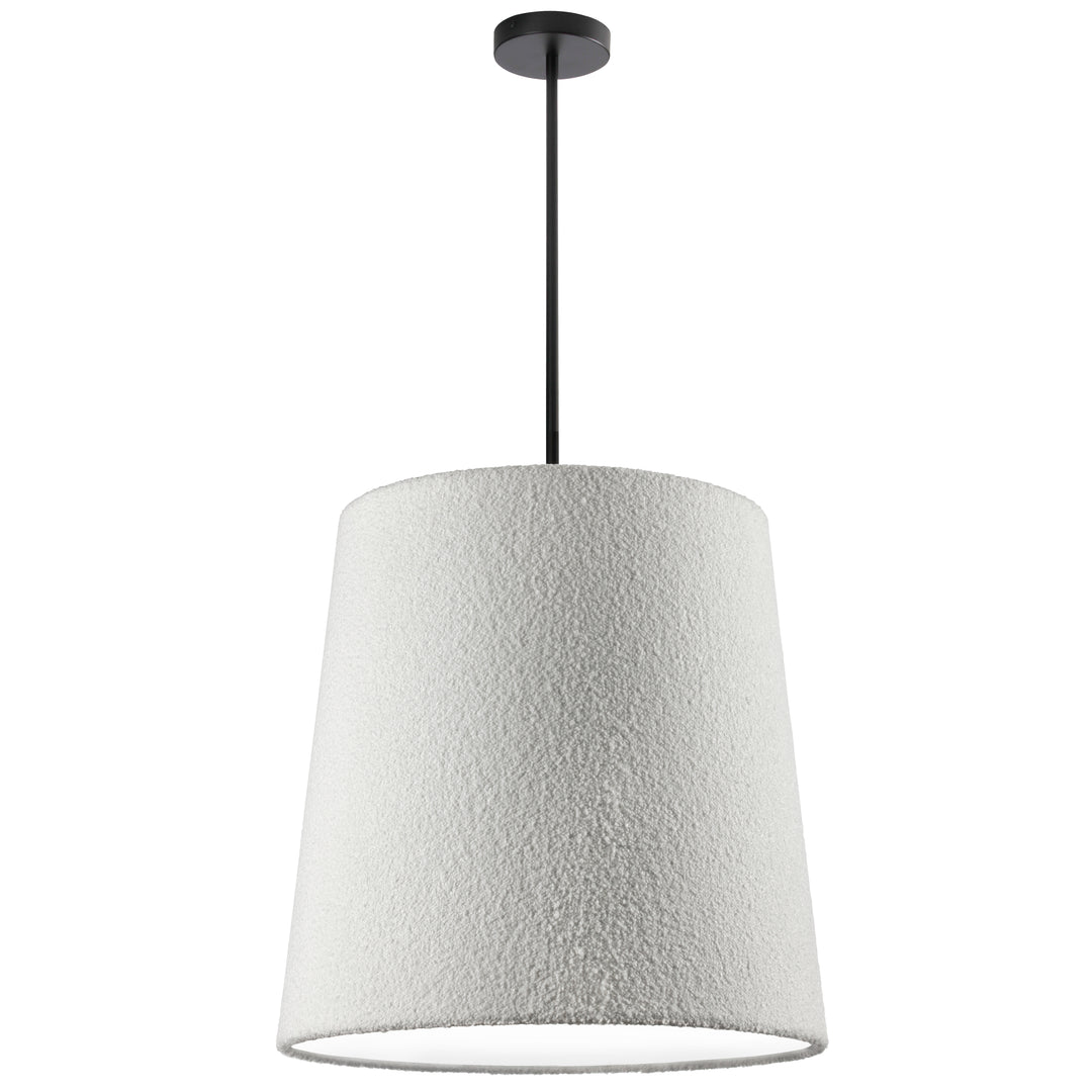 Dalia 1 Light Incandescent Pendant in Matte Black by Dainolite