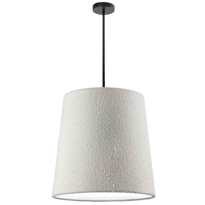 Dalia 1 Light Incandescent Pendant in Matte Black by Dainolite
