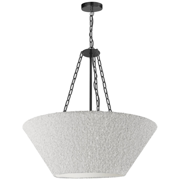 Dalia 3 Light Pendant in Matte Black by Dainolite