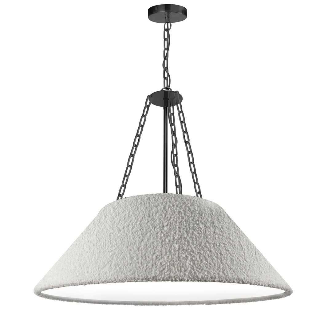 Dalia 3 Light Pendant (DAL-243P) in Matte Black by Dainolite