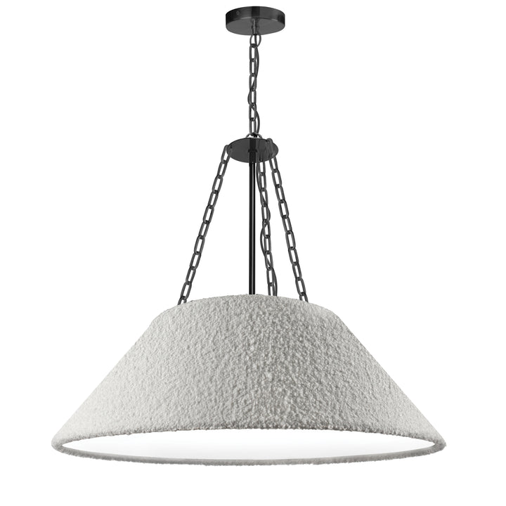 Dalia 3 Light Pendant (DAL-243P) in Matte Black by Dainolite