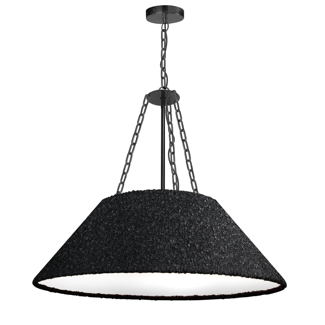 Dalia 3 Light Pendant (DAL-243P) in Matte Black by Dainolite