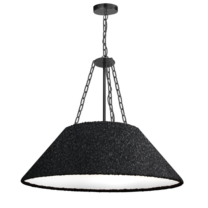 Dalia 3 Light Pendant (DAL-243P) in Matte Black by Dainolite
