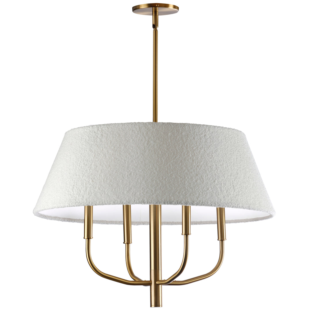 Dalia 4 Light Incandescent Chandelier in Aged Brass by Dainolite