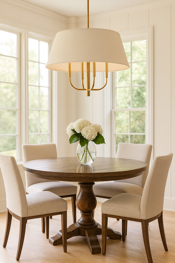 Dalia 4 Light Incandescent Chandelier by Dainolite - view 2