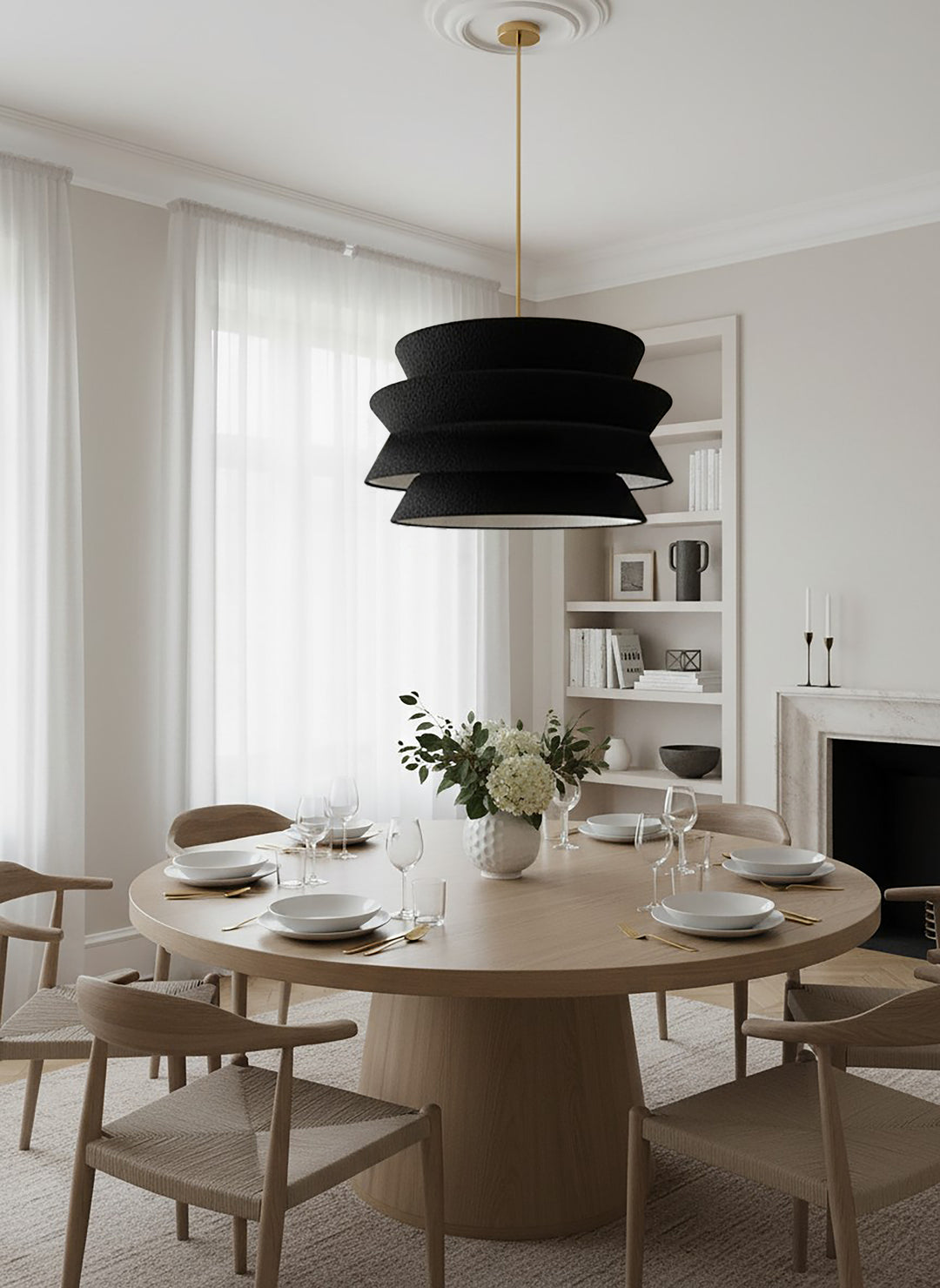 Dalia 1 Light Pendant by Dainolite - view 4