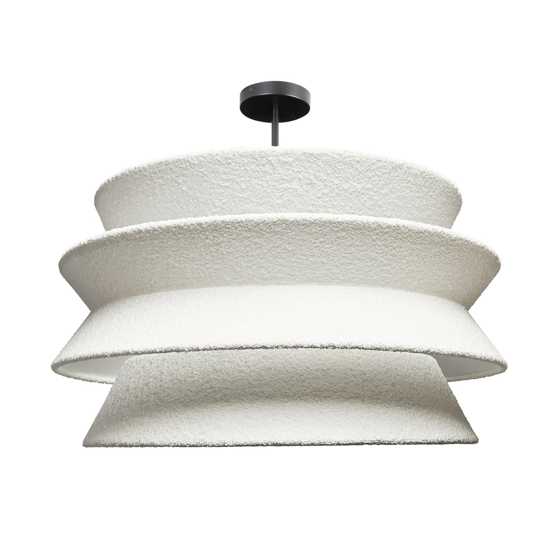 Dalia 1 Light Pendant in Matte Black by Dainolite