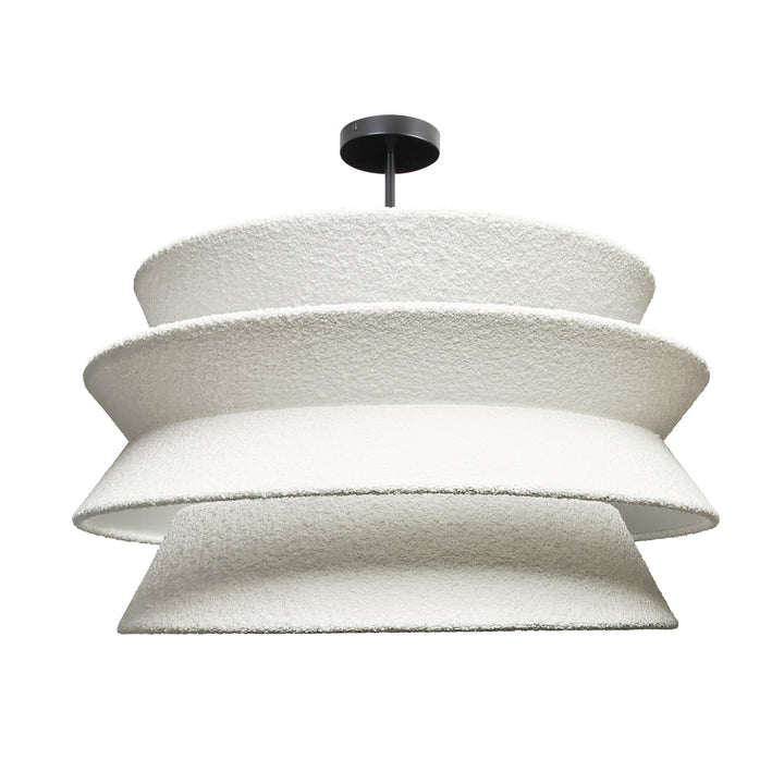 Dalia 1 Light Pendant in Matte Black by Dainolite