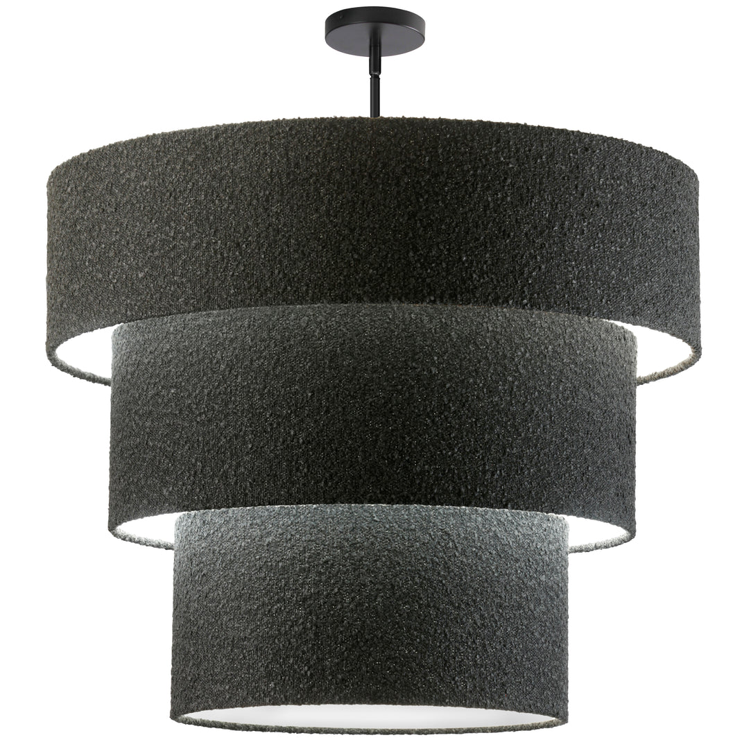 Dalia 9 Light Incandescent Pendant in Matte Black by Dainolite