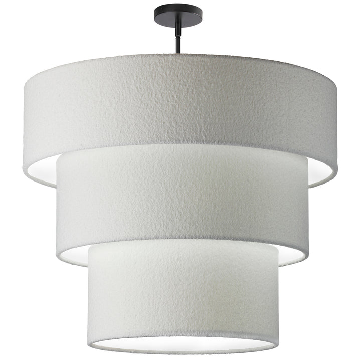 Dalia 9 Light Incandescent Pendant in Matte Black by Dainolite