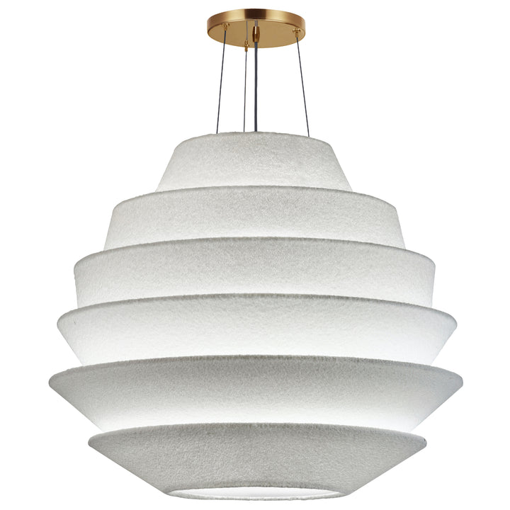 Dalia 9 Light Incandescent Pendant (DAL-3224P) in Aged Brass by Dainolite