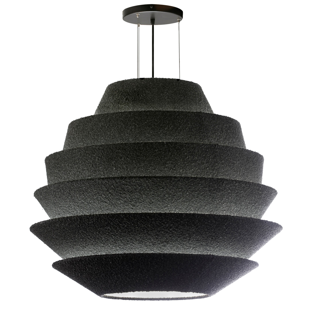 Dalia 9 Light Incandescent Pendant (DAL-3224P) in Matte Black by Dainolite