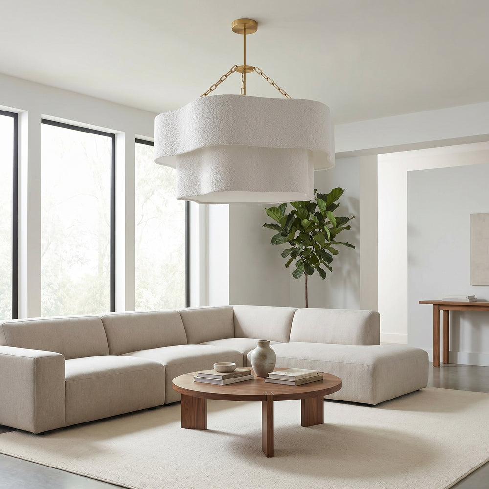 Dalia 4 Light 2-Tier Chandelier by Dainolite - view 2