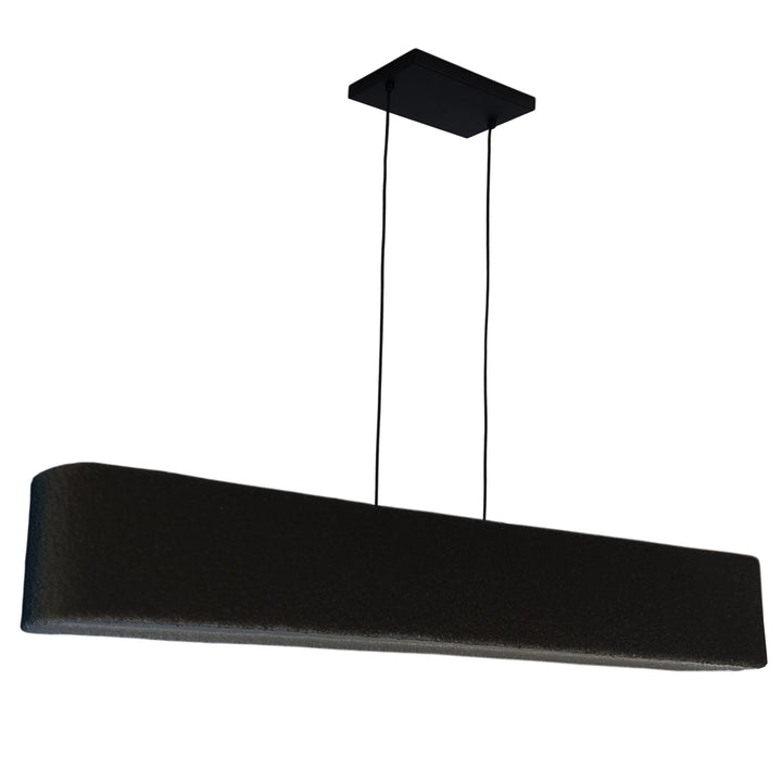 Dalia 36W 5CCT Horizontal Pendant in Black by Dainolite