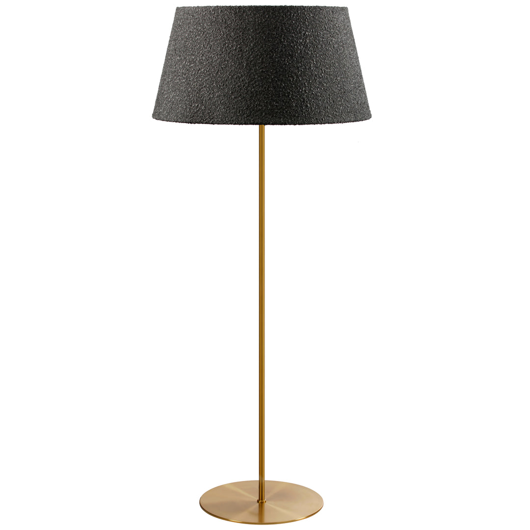 Dalia 1 Light Incandescent Floor Lamp in Aged Brass by Dainolite
