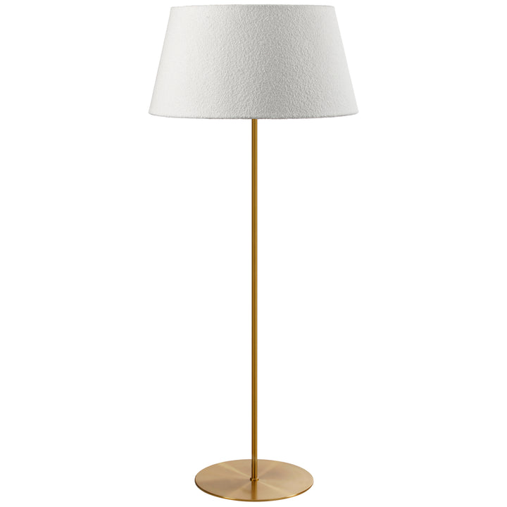 Dalia 1 Light Incandescent Floor Lamp in Aged Brass by Dainolite