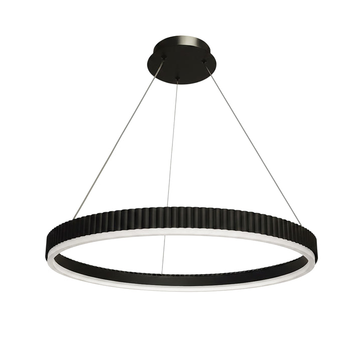 Daisy 30W 5CCT Chandelier in Matte Black by Dainolite