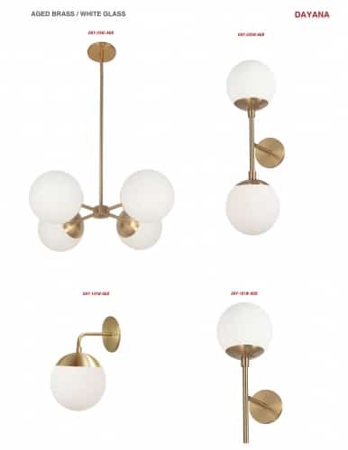 Dayana 1 Light Wall Sconce by Dainolite - view 2