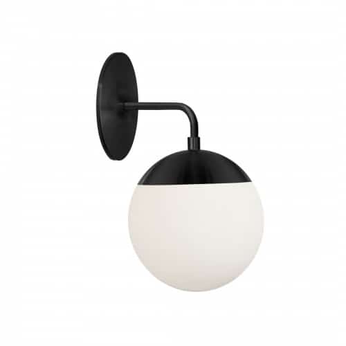 Dayana 1 Light Wall Sconce in Black by Dainolite