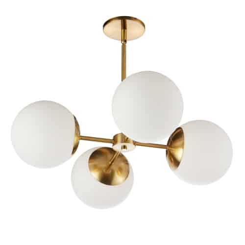 Dayana 4 Light Chandelier by Dainolite