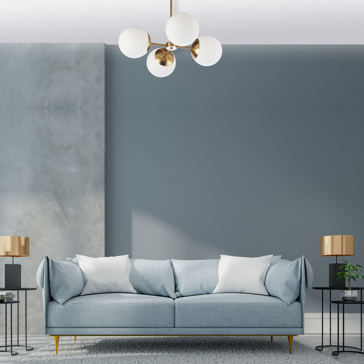 Dayana 4 Light Chandelier by Dainolite - view 3