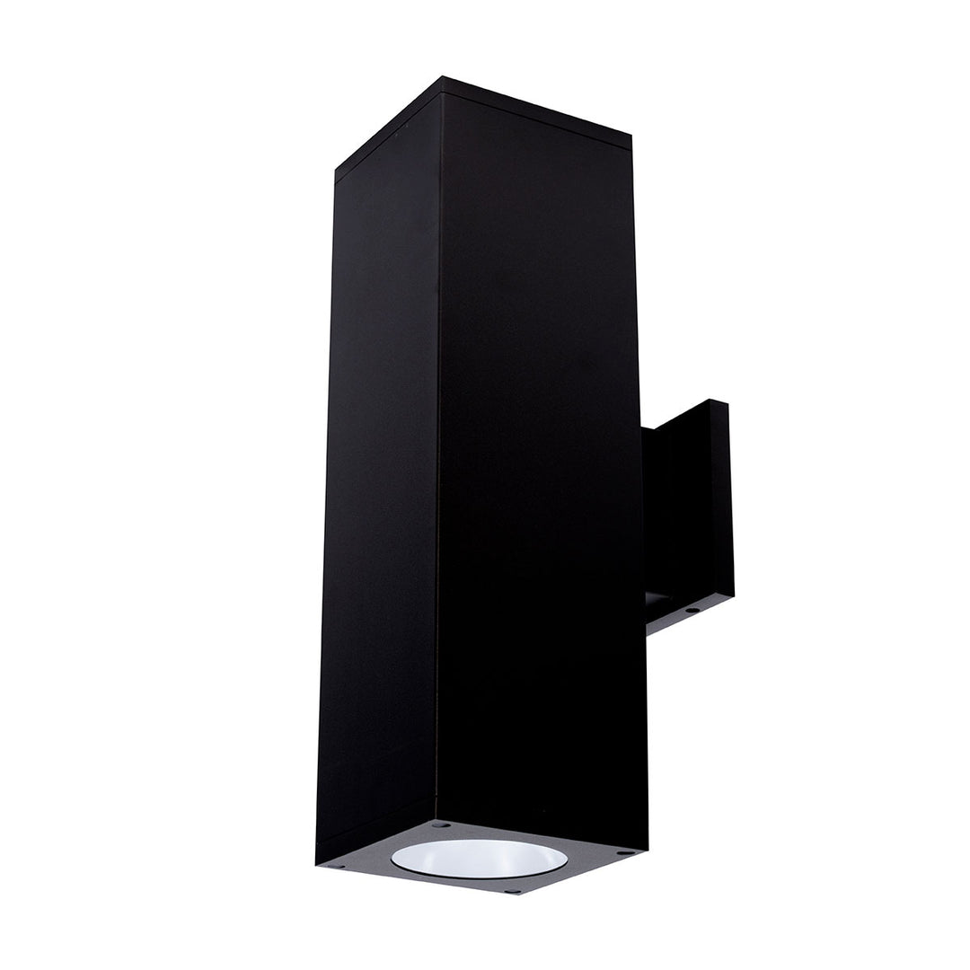Cube Architectural 6" Double Wall Mount in Black by WAC Lighting