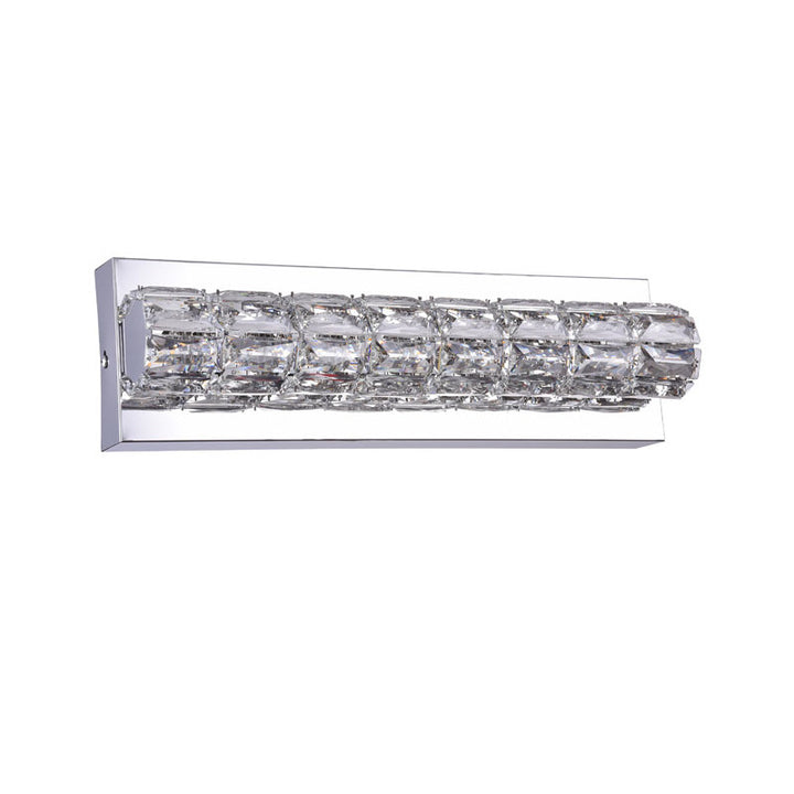 Frame LED Wall Sconce with Clear Crystals by Bethel - view 10
